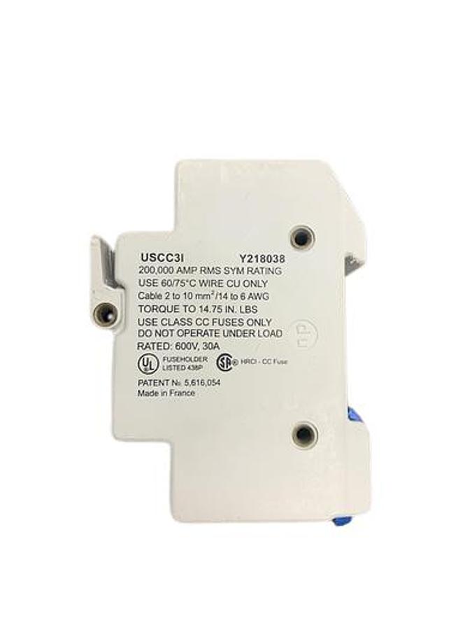 Used Ferraz Shawmut Ultrasafe Fuse Holder USCC3I 
