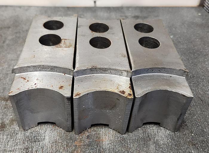 Used ALUMINUM SERRATED SOFT JAWS (set of 3)- GHA-30