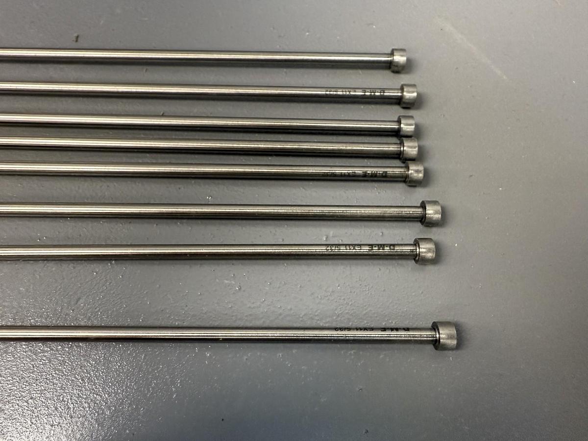 Used (LOT OF 8) D.M.E EX11 5/32 14" INJECTOR PINS