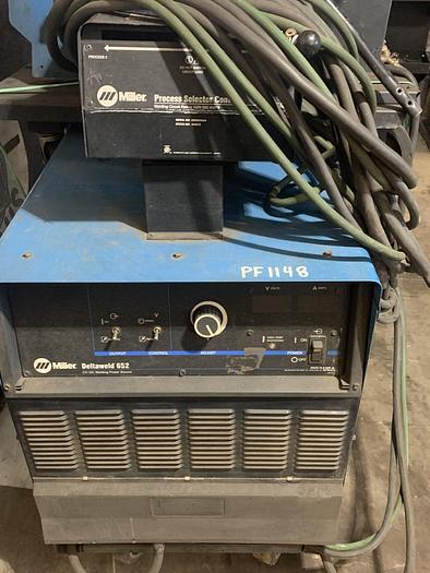 Used Miller Deltaweld 652 Dc Power Source With 70 Series 24V Wire Feeder GHC-co#4