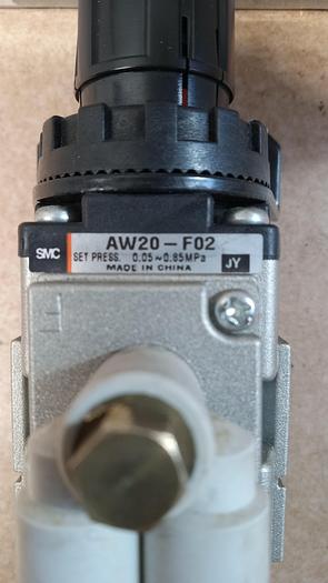 Used SMC AW20-F02 Filter Regulator, 1/4" NPT GH501