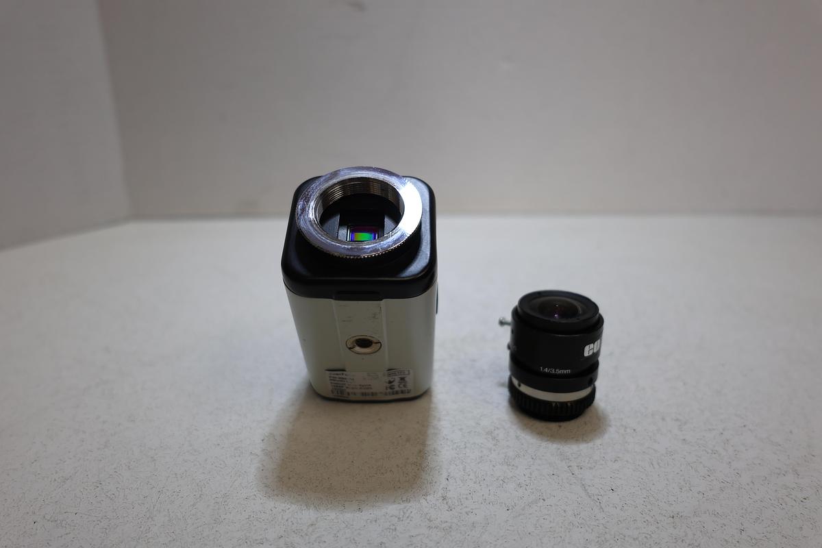 Used EverFocus EQH5102 HD CCTV Box Camera Sony 3.5mm F1.4 Lens 2.1MP 1080p