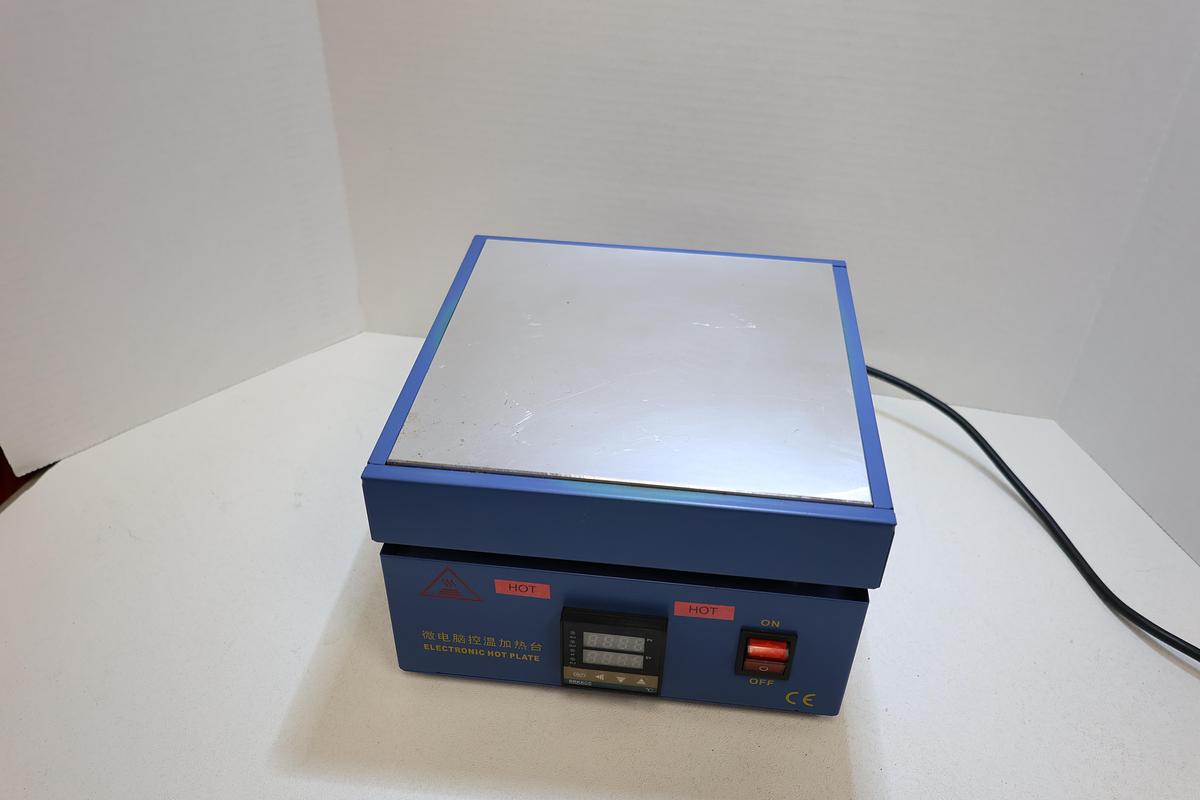 Used Digital Electronic Hot Plate 800W 110V PID Temp Controller Lab Heater