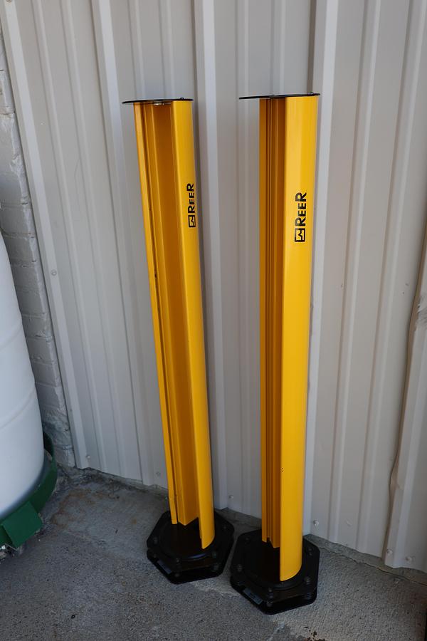 Used REER EOS4E/EOS4R 2B AH Safety System w/ PEI Retractable Curtains & Posts