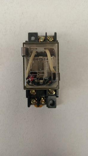 Used Omron LY2N DC Relay 8 Pin, PYC-A1 Base 20/240VAC 2-M4X12 GH