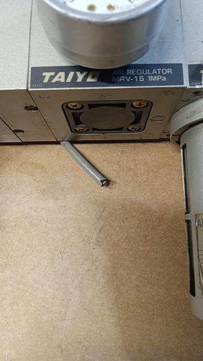 Used Taiyo Air Regulator W/ Filter, Lubricator & Solenoid Valve GH501