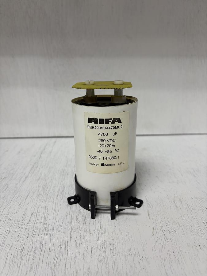 Used RIFA PEH200SO4470MU2 Capacitor 4700-uF 250-VDC GHA-178