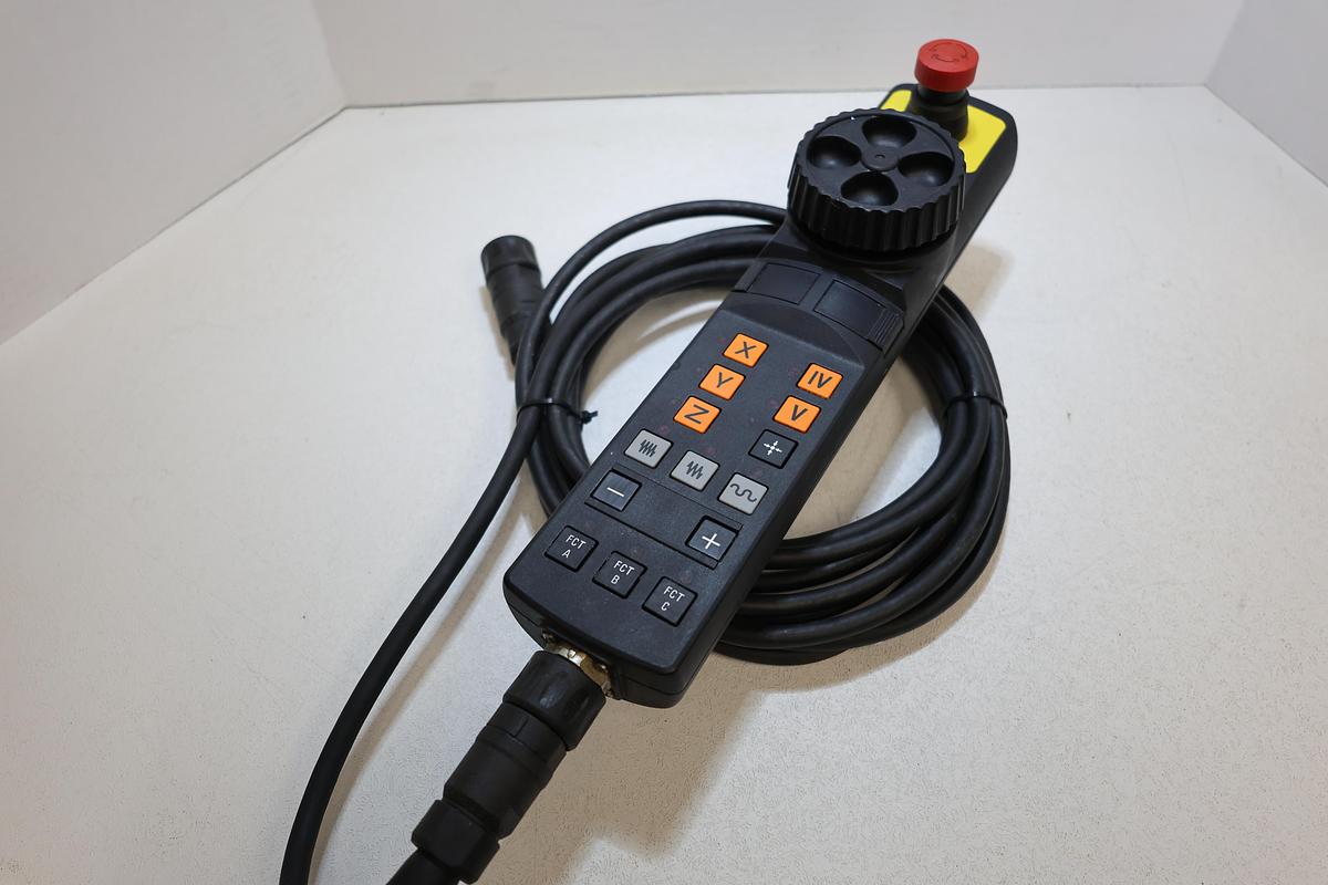Used Heidenhain HR 410 Handwheel Pendant 16ft Cable 12-Pin Male ID 296469-53