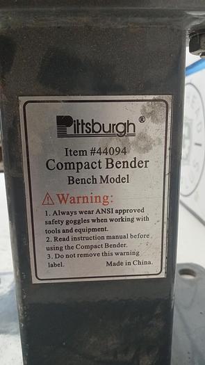 Used Pittsburgh 44094 Compact Bender GH600