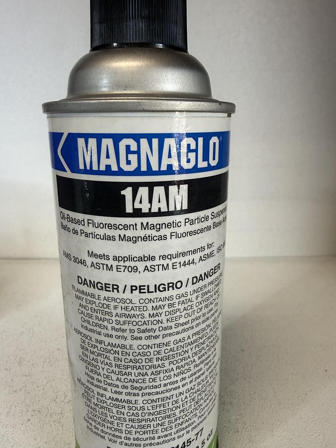 Used Magnaflux Magnaglo 14AM 01-0145-77 10.5oz GHA-7