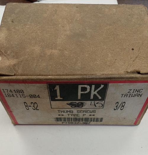 Used (45) Vintage 8-32 X 1/2" Type P Thumb Screw -GHB-63-D3