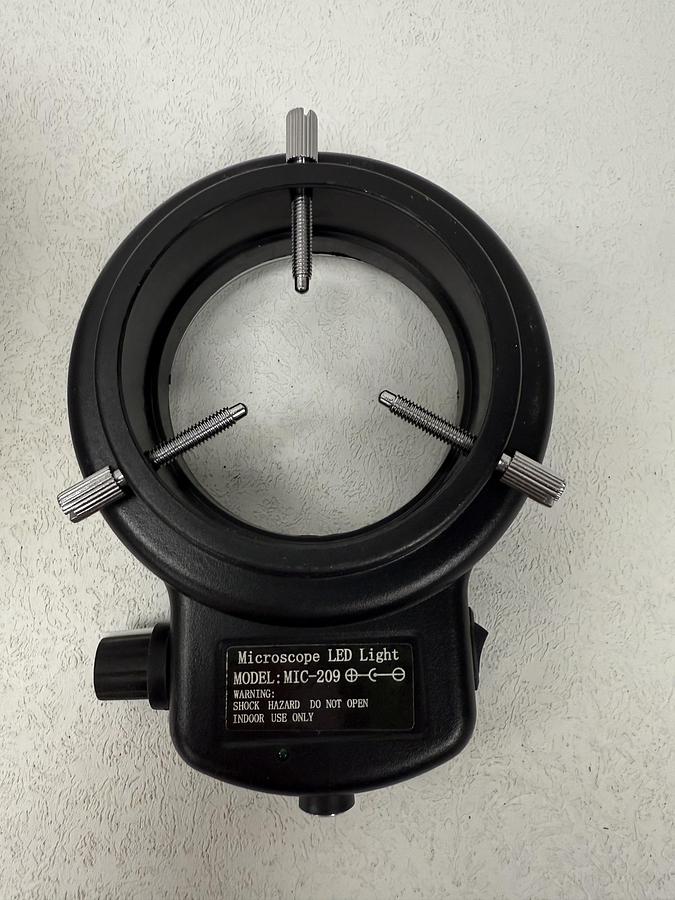 Used Vision Scientific Adjustable 144 LED Ring Light Illuminator MIC-209 GHC-24