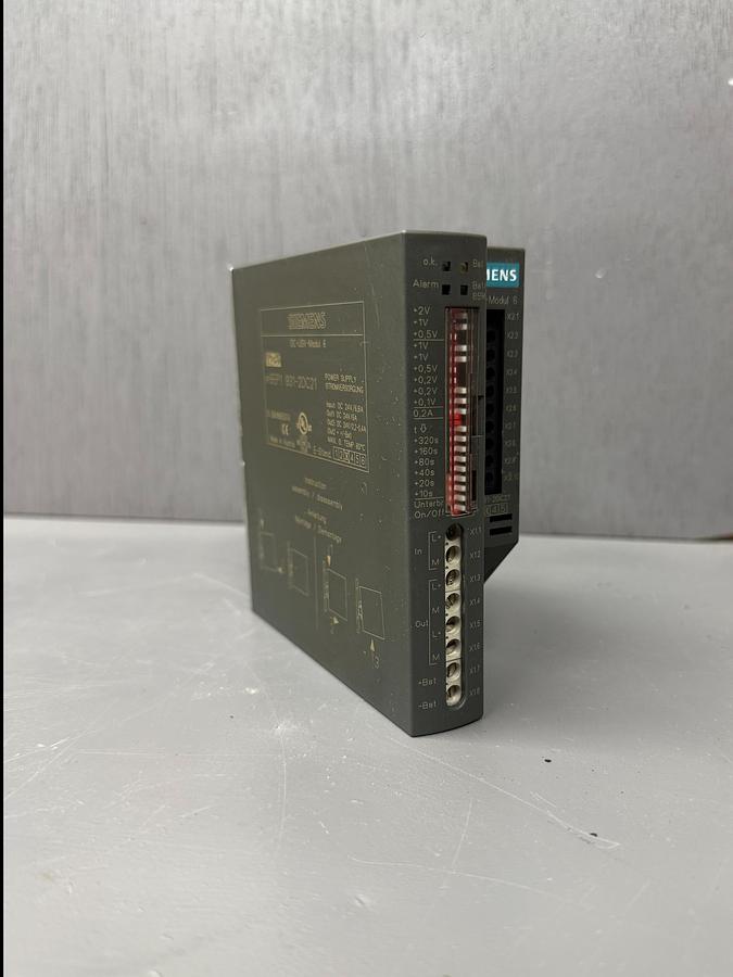 Used  Siemens SITOP DC‑USV‑Modul 6 - 6EP1 931‑2DC21 – 24 V DC / 6 A UPS Module GHC-37