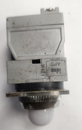 Used IDEC APS White Pilot Light Panel Mount 6.3V - GHA-158-C3