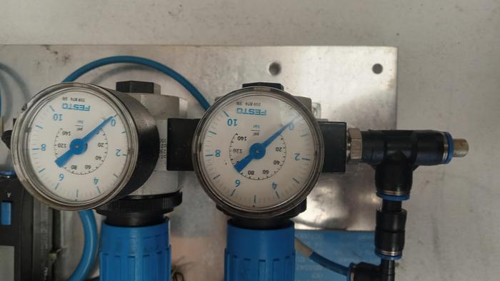 Used Charmilles CMM Roboform 550 FESTO 1955542 Pneumatic Control Panel GH508