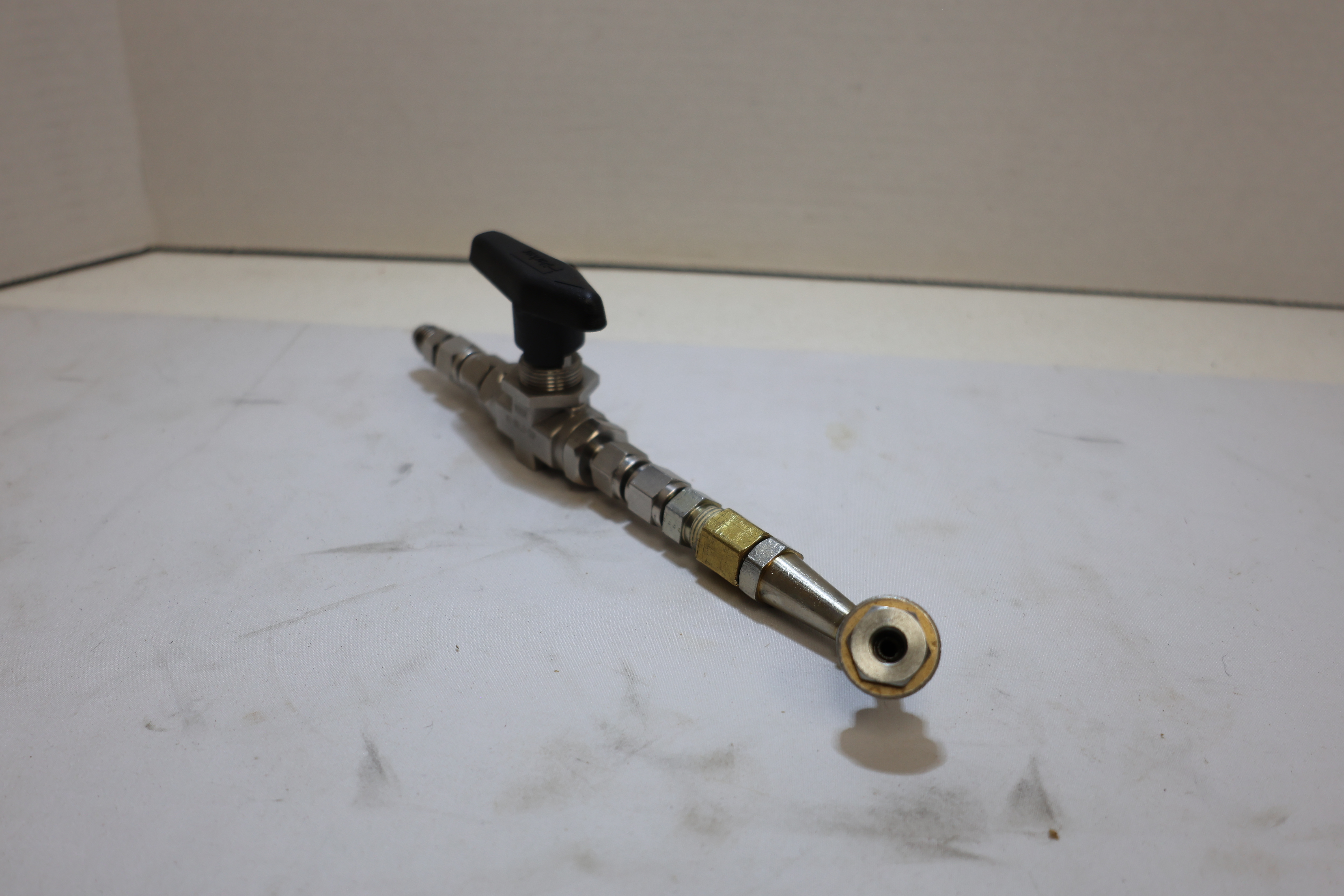 Parker 4Z-B6LJ2-SSP Stainless Dispensing Nozzle Ball Valve Assembly New