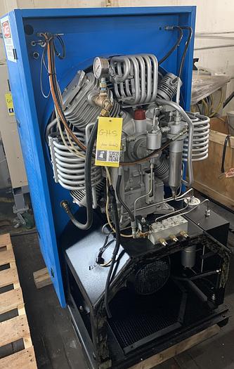 Used Nuvair MCH36/ETS Silent Scuba Tank/Air Compressor 440V/60Hz/52A 6000 PSI GHA-up