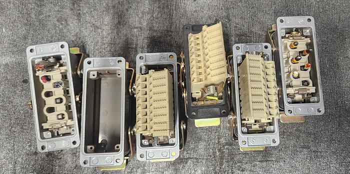 Used Contact H-BE 16 SS 500V and other Connectors LOT OF 6 - used - GHA-175