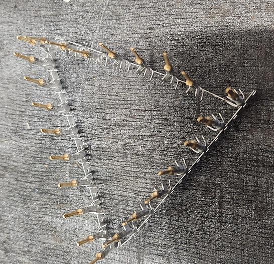 MX150L Male Terminal for 14-16 AWG Wire, Length 25.4mm, Gold Plated (lot of 24)- GHCC-D2