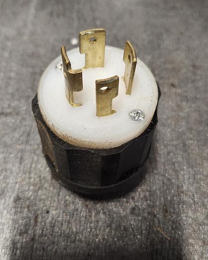 Used Leviton 2721 Industrial Grade Locking Plug, Nema L15-30P 30A 250V - GHA-125