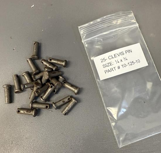 Used (25-PK) 1/4 x 3/4 Clevis Pin - GHB-63