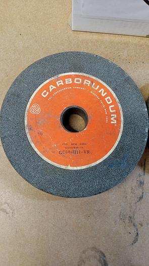 Used Lot of 3 Carborundum 10"x1-1/4"x1-1/4" Grinding Wheels GH504