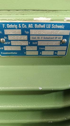 F. Gehrig & Co. B14-90S-1.1-4 Counter Rotating Spindle For Studer S-40 GH503