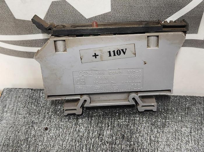 Used Lot of 5 S10 H Euro S10-5H Fused Terminal Block - Used - GHA-104