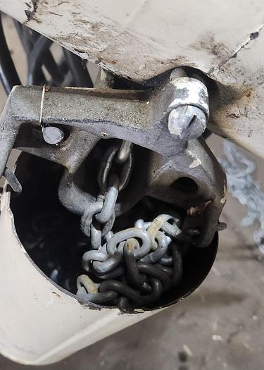 Used CM Loadstar Electric Chain Hoist Model F 1/2 TON 1/2 H.P. SPEED 16 F.P.M. - GHA-24