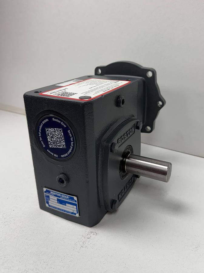 Used Boston Gear Speed Reducer, Gear Box F724-60-B5-G, 60:1 Ratio, 0.73 input