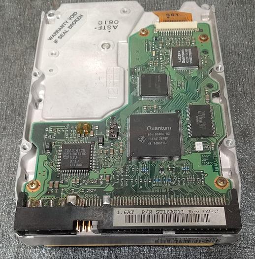 Used QUANTUM ST16A011 REV.02-C FIREBALL ST HARD DRIVE HDD 3.5 SERIES, 1.6GB
