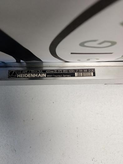Used HEIDENHAIN Liner Encoder Glass Scale AE LC 491F/50nm 420mm 372 852-10 GH203
