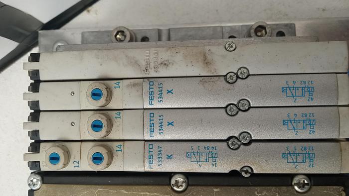 Used Charmilles CMM Roboform 550 FESTO 1955542 Pneumatic Control Panel GH508