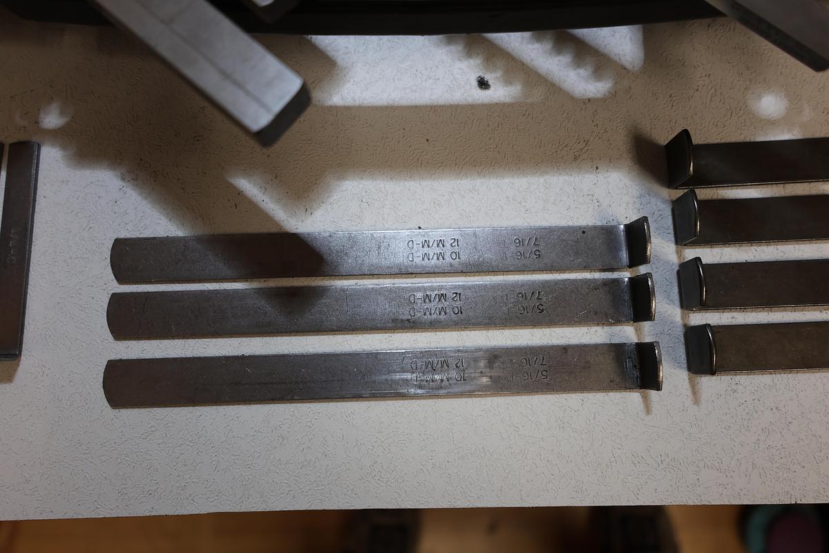 Used Hassay Savage HSS Keyway Broach Set 1/8"-1/2" Complete USA Made