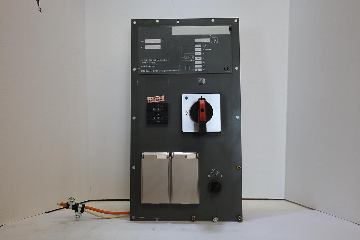 Used DMG Deckel Maho Machine Power Distribution Control Panel Assembly 400V 