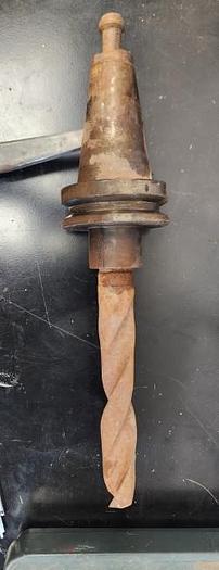 Used Lyndex CAT Morse Taper Adapter Socket w/1 3/8" Drill Bit - USED - GHA-152-OBO