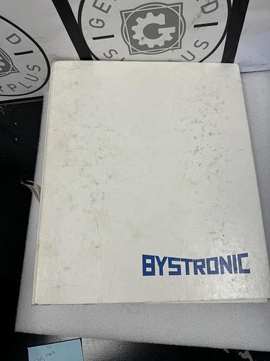 Used ByStronic BySprint 2512 Maintenance Manual Wasatch Laser GHA-137