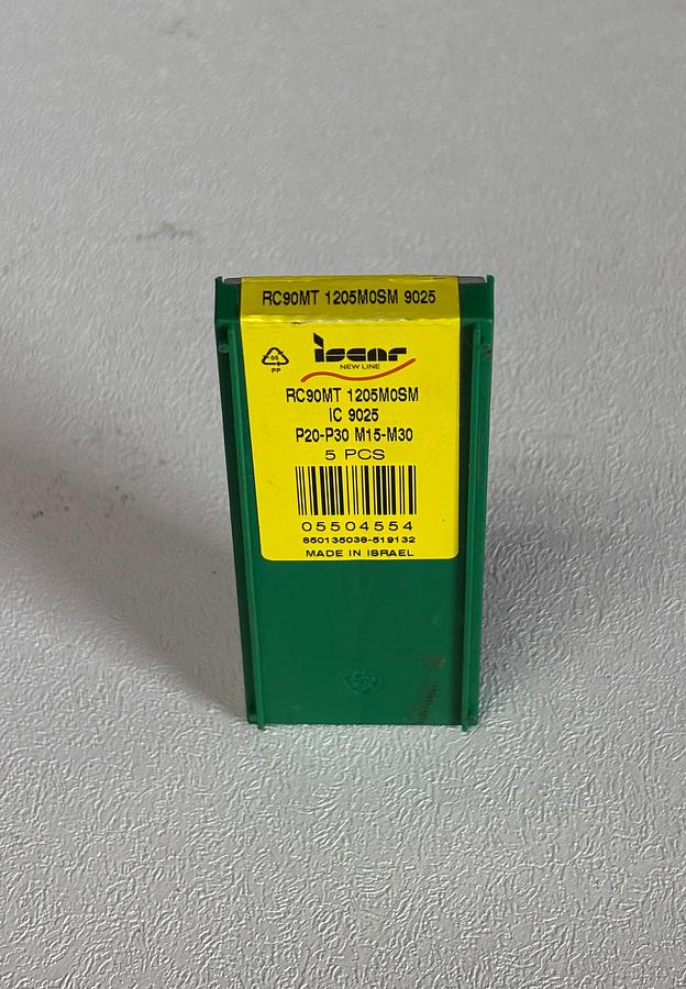 Used QTY 5 Iscar RC90MT 1205M0SM IC9025 Carbide Inserts C#1 GHC-26