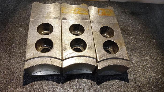 Used ALUMINUM SERRATED SOFT JAWS (set of 3)- GHA-30