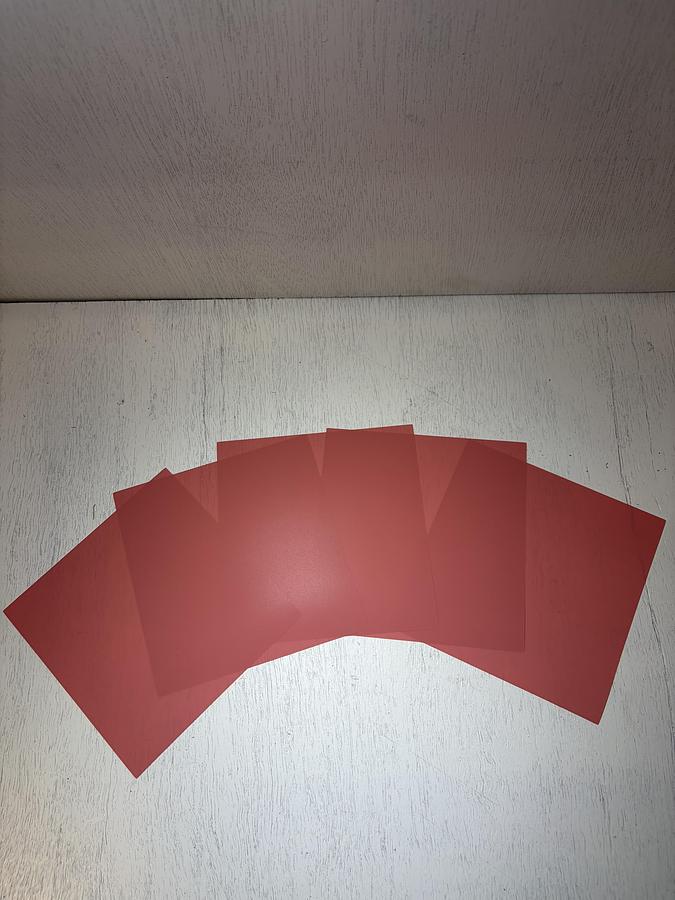 Used (Lot of 5) ThorLabs LF3D - 6" x 6" Diamond Lapping (Polishing) Sheets 3 µm Grit GHA-178