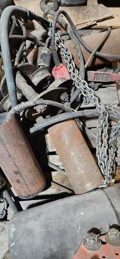 Parts Only (2) Loadstar 1 Ton Crane Hoists & (1) Loadstar 2 Ton Crane Hoist - GHA-RC