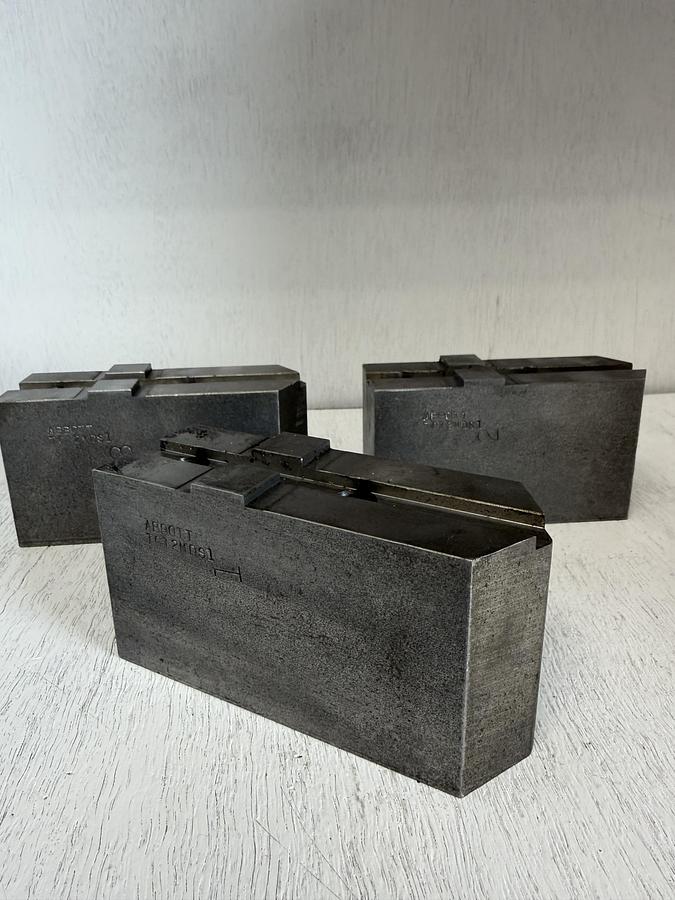 Used Abbott TG12MDS1 Soft Lathe Chuck Jaw: Tongue & Groove GHA-181