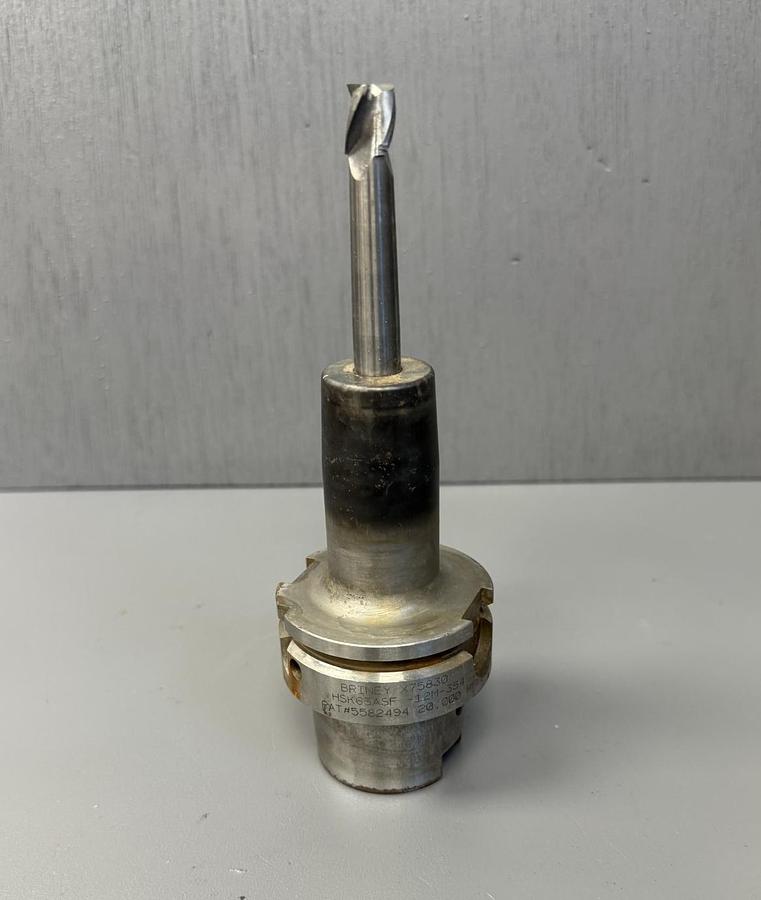 Used BRINEY HSK63ASFC-12M-354 Shrink Fit Tool Holder GHA-GS61