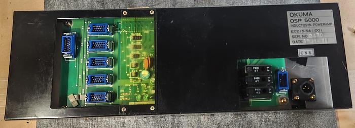 Used OKUMA OSP 5000 Inductosyn Poweramp E0215-541-001 - GHB-75