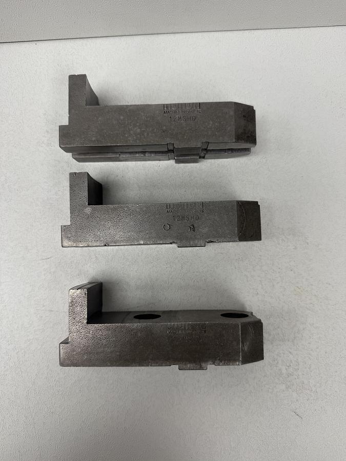 Used Huron Lathe Chuck Hard Jaw 12MSH0 Set of 3 GHC24