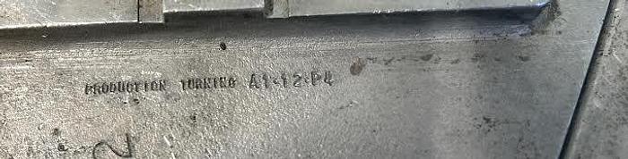 Used Production Turning A1-12-P4 Round Aluminum Soft Jaw for 12" 3 Jaw Chuck - GHB-14