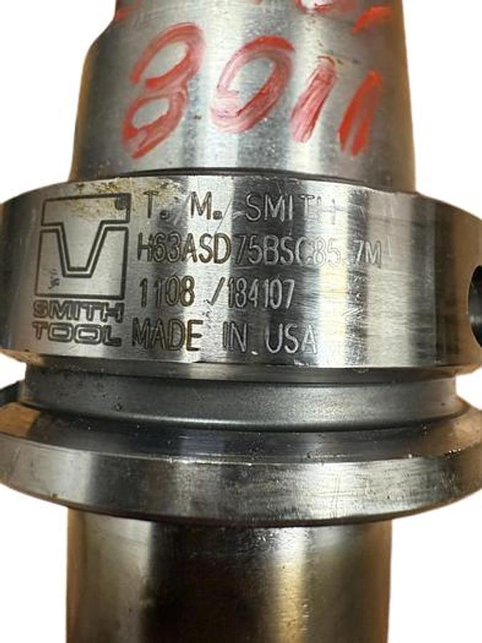 Used T.M. Smith H63ASD75BSC85.7M Shrink Fit Tool Holder