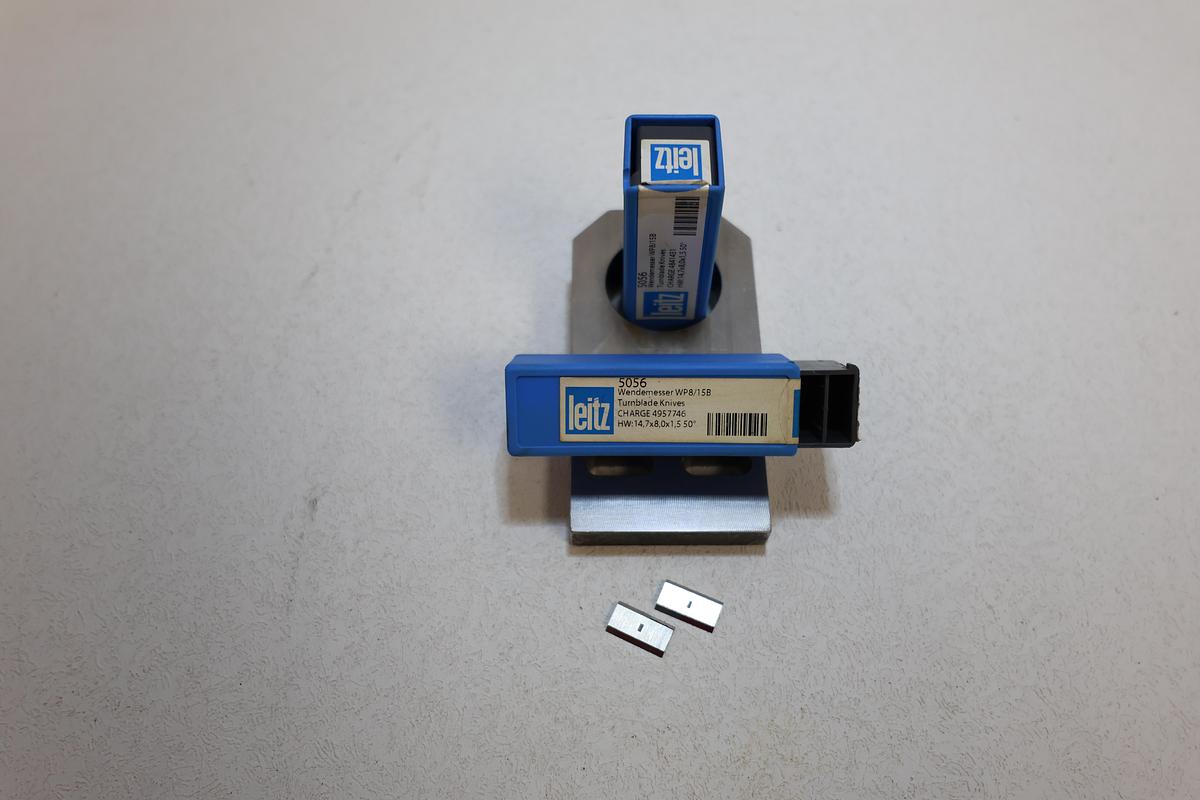 Leitz 5056 Wendemesser WP8/15B Turnblade Knives HW 14.7x8.0x1 19pcs NEW