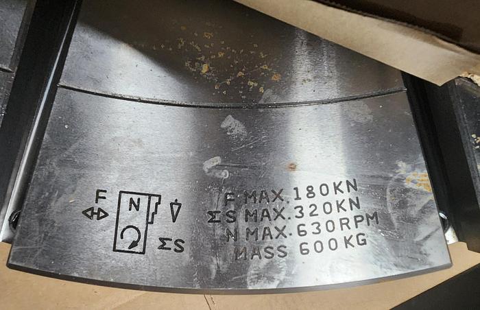 Samchully 40" HC-40 - Series Chuck, Adapter Plate & Flange GHB-00