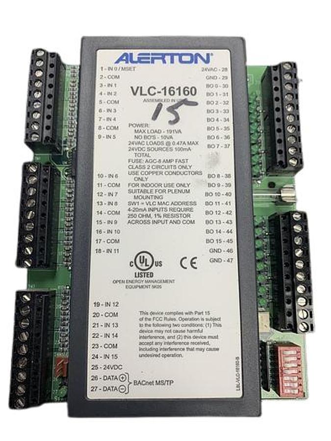 Used Alerton VLC-16160 BACnet HVAC Building Automation Controller